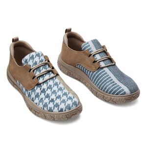 UIN Women's Walking Shoes Lace Up Casual Travel Sneaker (My Farming Black)133